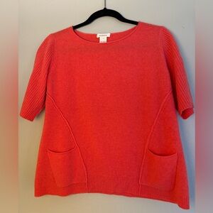 NWOT - sundance cashmere short sleeve sweater. Size small.